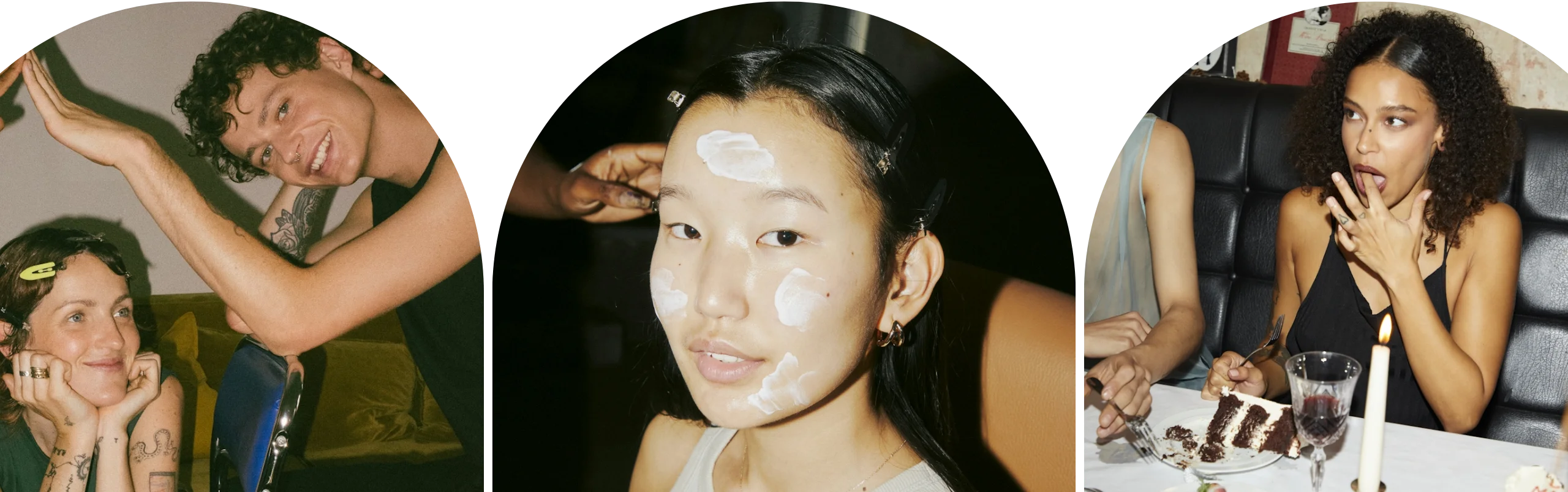 Fußzeilen-Abschnitt: Menschen in dramatischer Beleuchtung